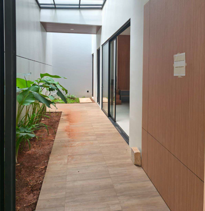 Taman samping perumahan komersil 120x120 pesona kahuripan 11