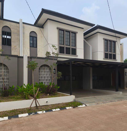 Tampak depan perumahan komersil 120x120 pesona kahuripan 11