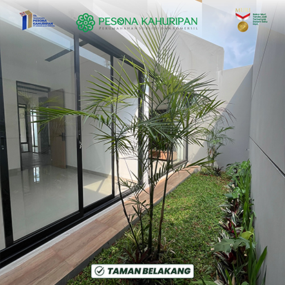 taman belakang rumah komersil 70x90 pesona kahuripan 11